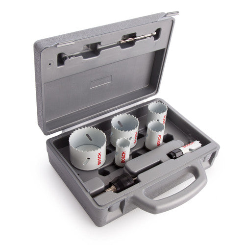 Bosch 2608584670 HSS Bi-Metal Progressor Hole Saw Set (9 Piece)