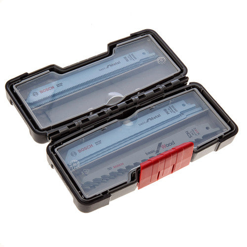 Bosch 2607010901 Reciprocating Saw Blade Set for Wood & Metal (15 Piece)