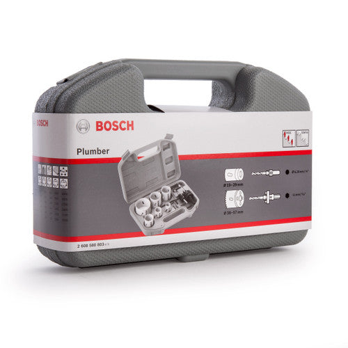 Bosch 2608580803 HSS Bi-Metal Hole Saw Set for Plumbers 19 – 57mm (9 Piece)