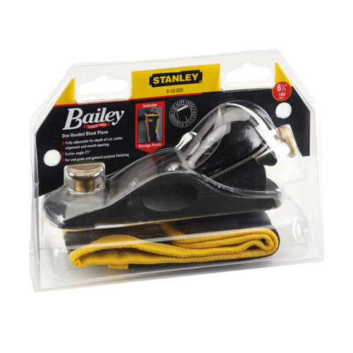 Stanley 5-12-020 BAILEY Adjustable Block Plane 6" / 160mm