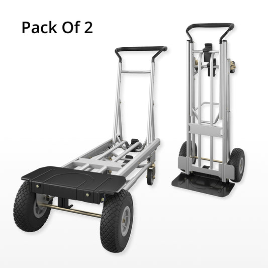 Cosco 4-in-1 Sack Truck with Flat-Free Wheels (453kg Capacity) - Pack Of 2