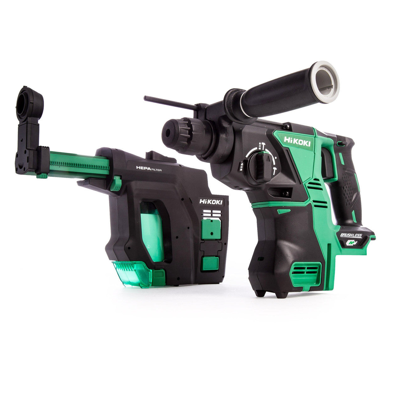 HiKOKI DH36DPBJ3Z 36V Brushless SDS+ Drill with Dust Extraction System (Body Only)