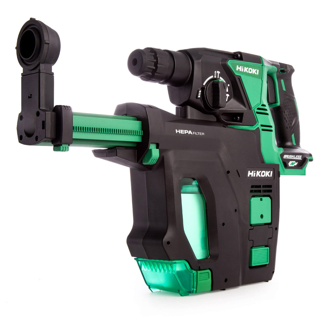 HiKOKI DH36DPBJ3Z 36V Brushless SDS+ Drill with Dust Extraction System (Body Only)