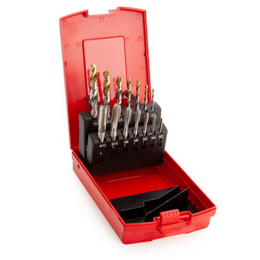 Dormer L115101 HSS Metric Drill & Tap Set (14 Piece)
