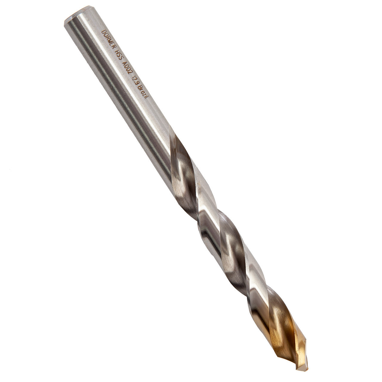 Dormer A00212.9 HSS TiN-Tip Jobber Drill Bit 12.9mm (Pack of 5)