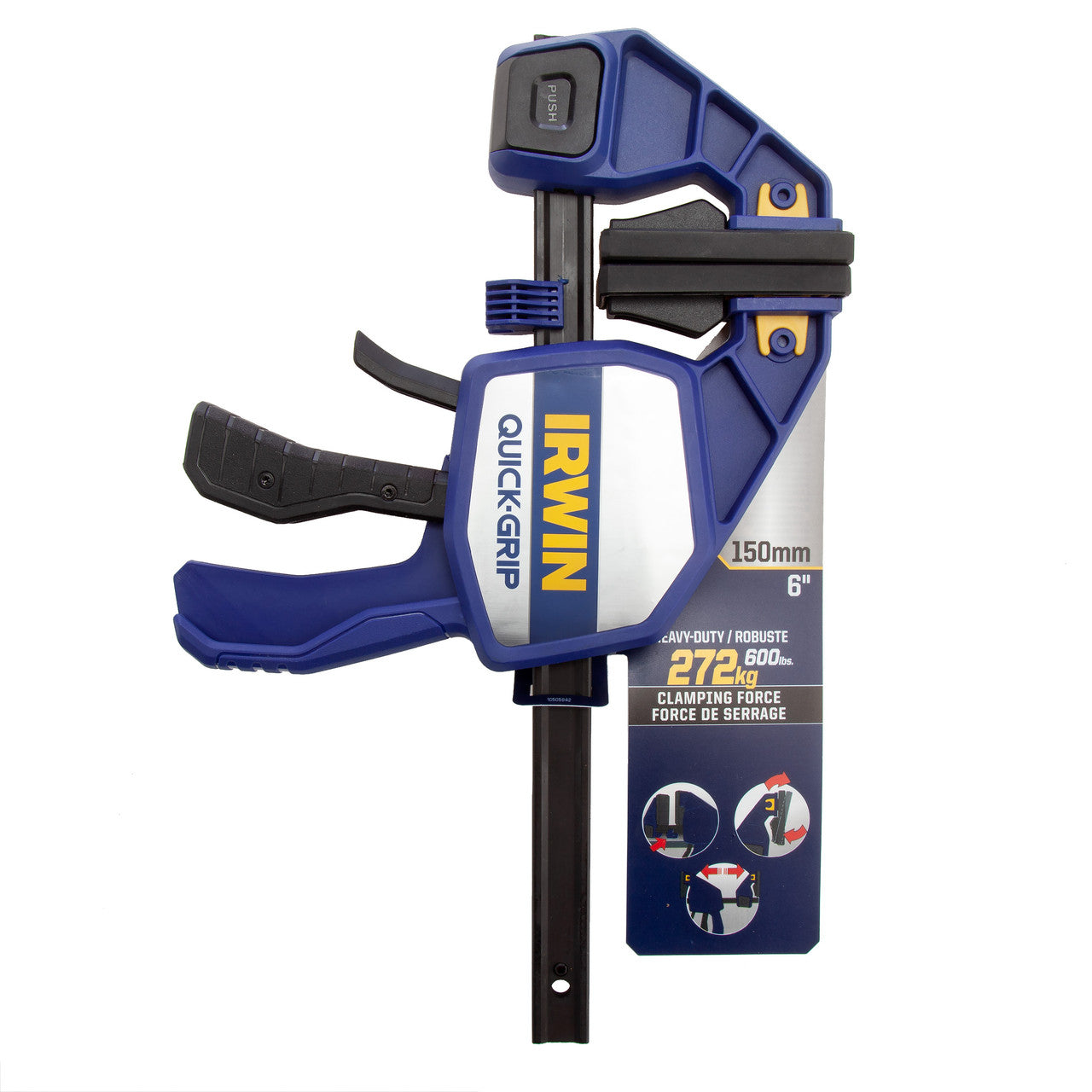 Irwin 10505942 Quick-Grip Bar Clamp & Spreader 6” / 150mm