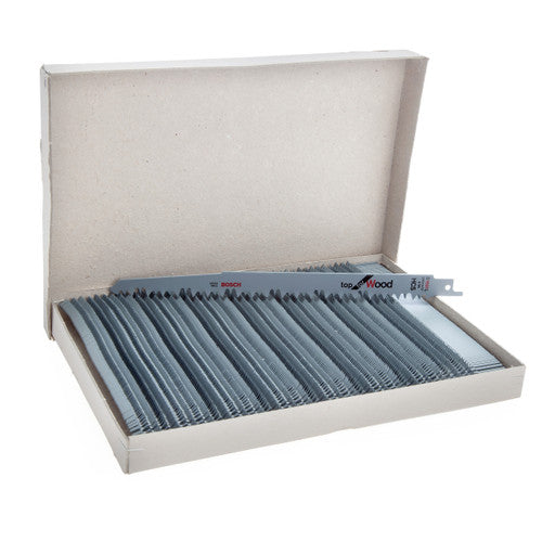 Bosch S1531L Top Reciprocating Saw Blade for Wood 240mm (Pack of 100)