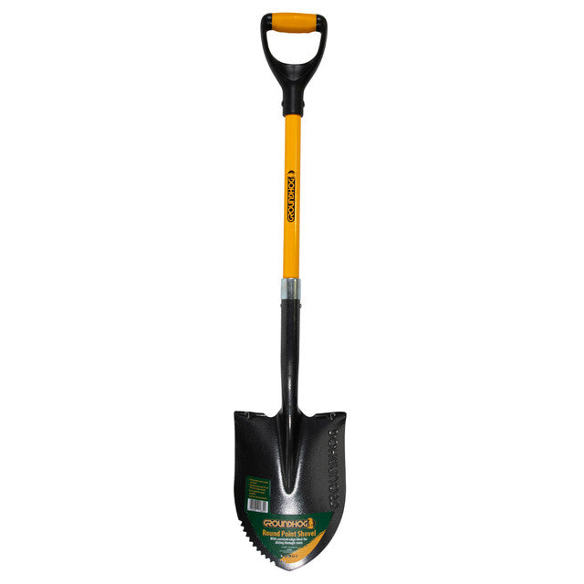 Groundhog G1300007-6 Round Point Shovel (Pack of 6)