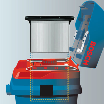 Bosch GAS 25 L SFC L-Class Wet/Dry Dust Extractor (110V)