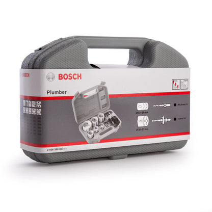 Bosch 2608580803 HSS Bi-Metal Hole Saw Set for Plumbers 19 – 57mm (9 Piece)