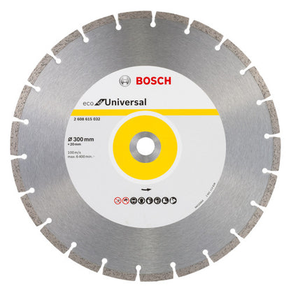 Bosch 2608615032 ECO for Universal Segmented Diamond Cutting Disc 300mm