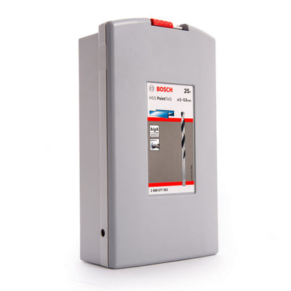 Bosch 2608577352 HSS Twist PointTeQ Drill Bit Set 1 – 13mm (25 Piece)