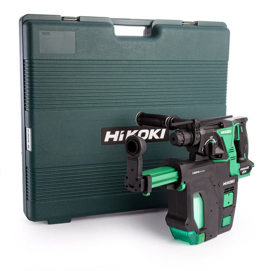 HiKOKI DH36DPBJ3Z 36V Brushless SDS+ Drill with Dust Extraction System (Body Only)