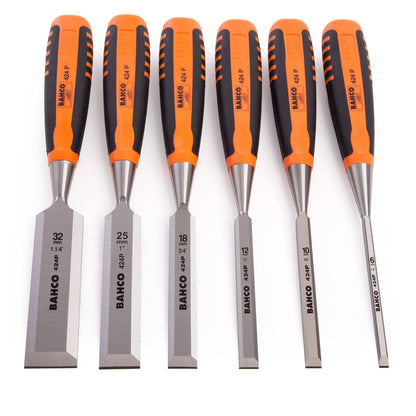 Bahco 424P-S6-EUR Chisel Set in Wooden Box (6 Piece)