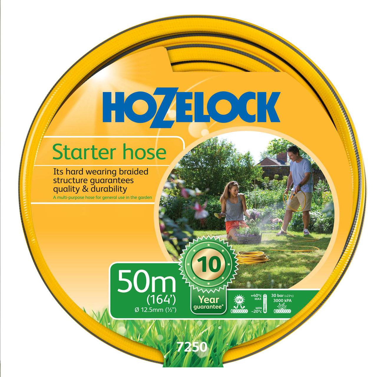 Hozelock 7250 Starter Hose 12.5mm × 50 Metres