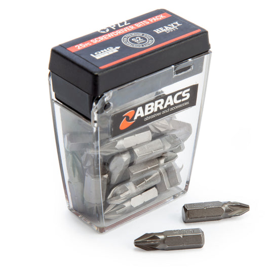 Abracs PZ225 Expert Screwdriver Bit PZ2 × 25mm (Pack of 25)