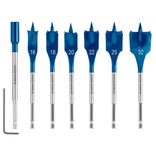 Bosch 2608900334 EXPERT Self Cut Speed Spade Drill Bit Set (7 Piece)