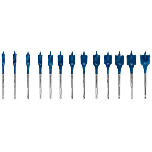 Bosch 2608900336 EXPERT Self Cut Speed Spade Drill Bit Set (13 Piece)