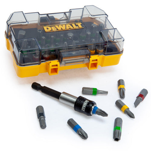 Dewalt DT7969M Merchandiser Display Case of 12 × Screwdriver Bit Set 25mm (32 Piece)