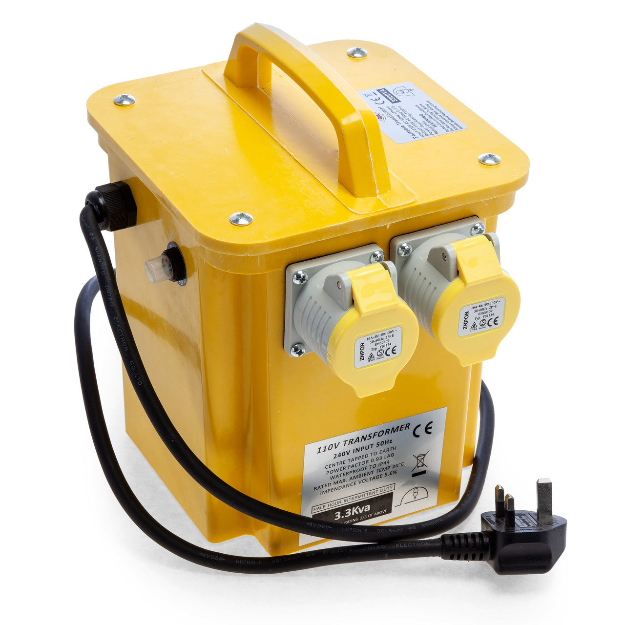 Connexion 10961 Site Transformer IP44 3.3kVA 16A (110V Output)