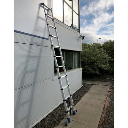 BuildCraft SR10102 TaskLadder Soft Close Telescopic Ladder with Folding Feet 3.2m