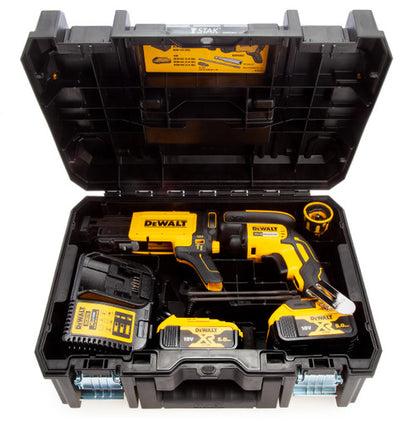 Dewalt DCF620P2K XR 18V Brushless Drywall Screwdriver (2 × 5.0Ah Batteries)