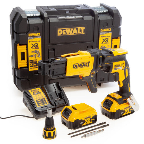 Dewalt DCF620P2K XR 18V Brushless Drywall Screwdriver (2 × 5.0Ah Batteries)