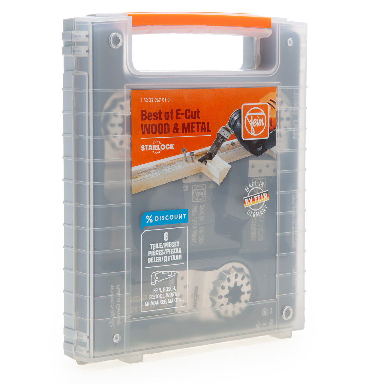 Fein 35222967010 Best of E-Cut Starlock for Wood and Metal (6 Piece)