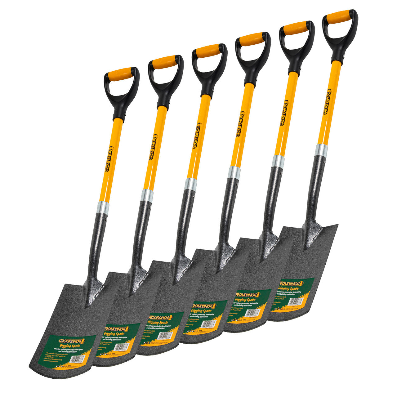 Groundhog G1300010-6 Digging Spade (Pack of 6)