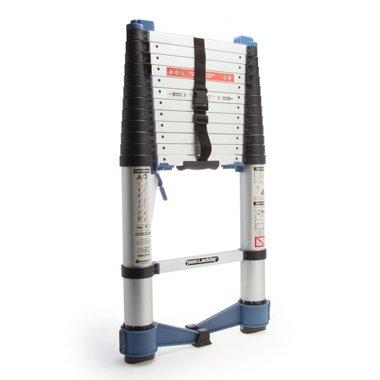 BuildCraft SR10106 TaskLadder Soft Close Telescopic Ladder with Folding Feet 3.8m