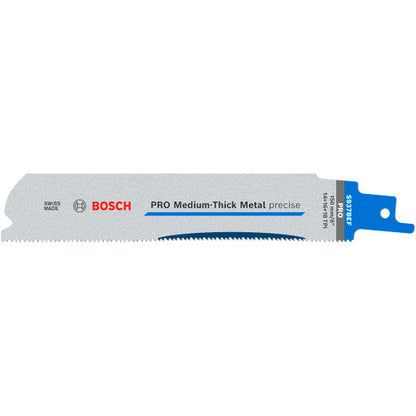 Bosch S937BEF PRO Precise Reciprocating Saw Blade for Metal 150mm (Pack of 5)